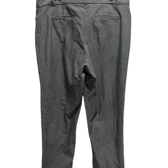 George Navy Blue & White Geometric Tapered Pants - Size 10 - Picture 4 of 4